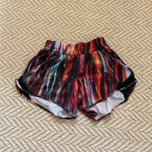 lululemon athletica Red and Black Women's Athletic Shorts